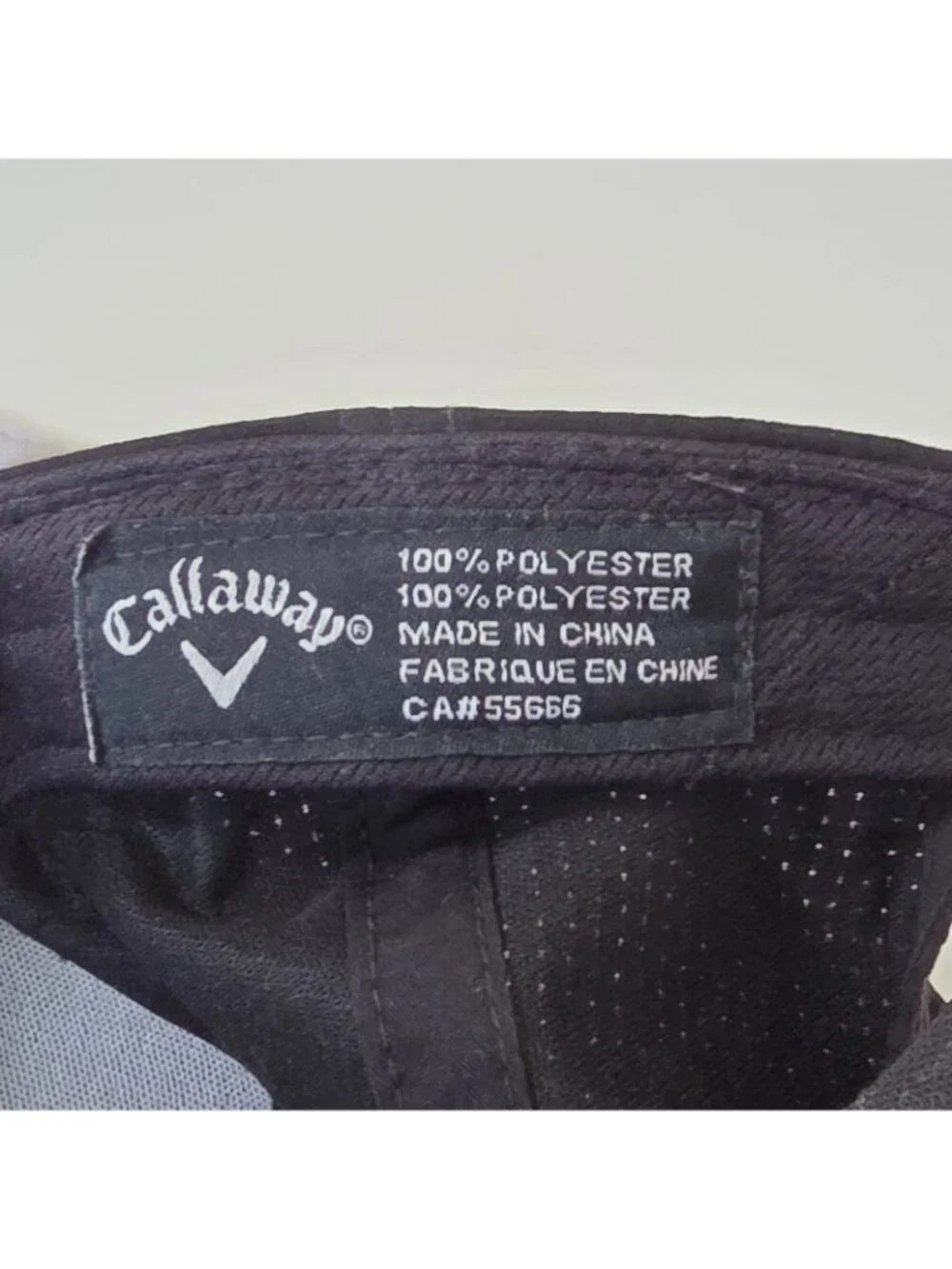 Callaway Epic Flash Performance Golf Cap Mens OS Black Adjustable Logo Hook Loop